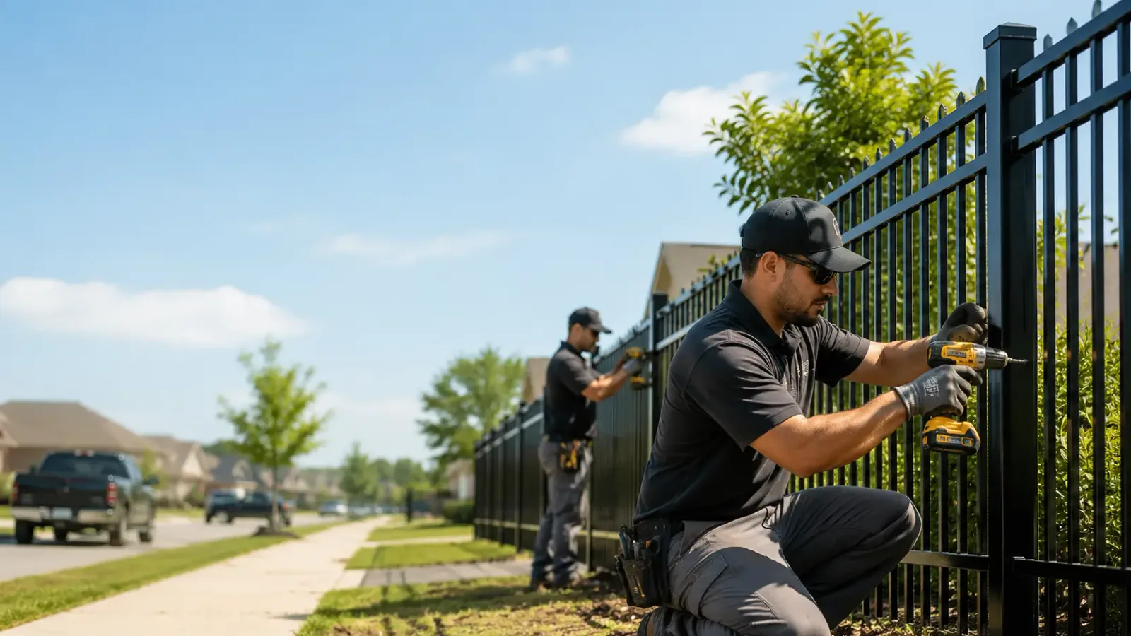Metal Fence Installation in Earlham, IA